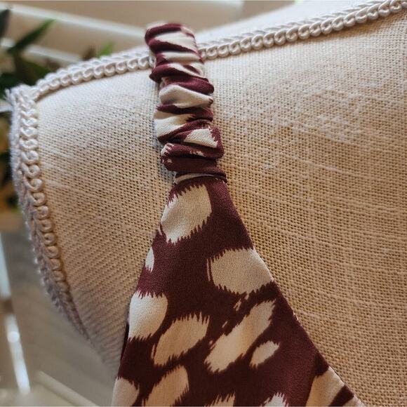 PAPERMOON NWT CREAM & BROWN (45) BLOUSE 2X - Picture 6 of 6